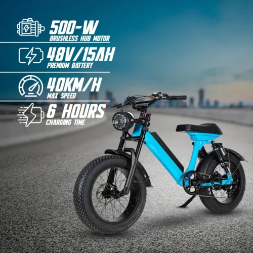 Turbo fat tyre 48 v